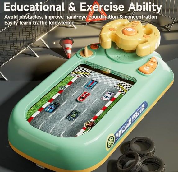 2025 Racing Adventure Car Steering Wheel,Upgrade (200) Levels.