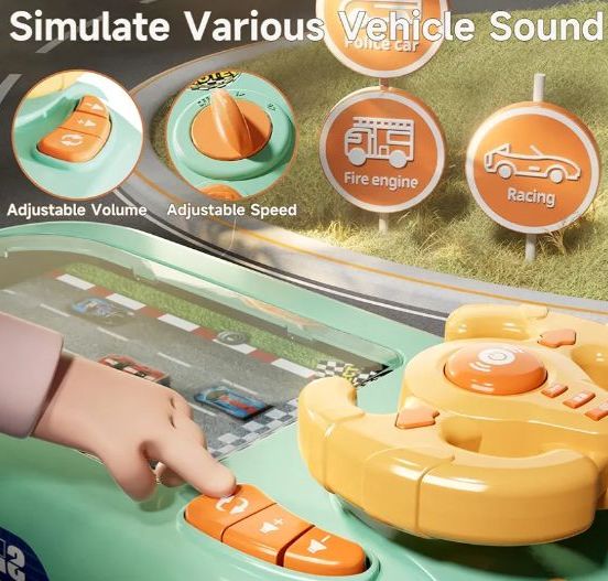 2025 Racing Adventure Car Steering Wheel,Upgrade (200) Levels.