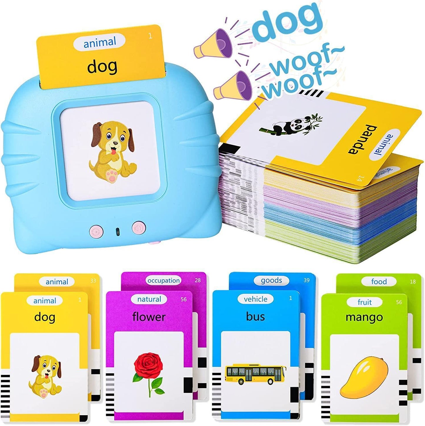 📖🎧 Talking Flash Cards Learning Machine 🔤