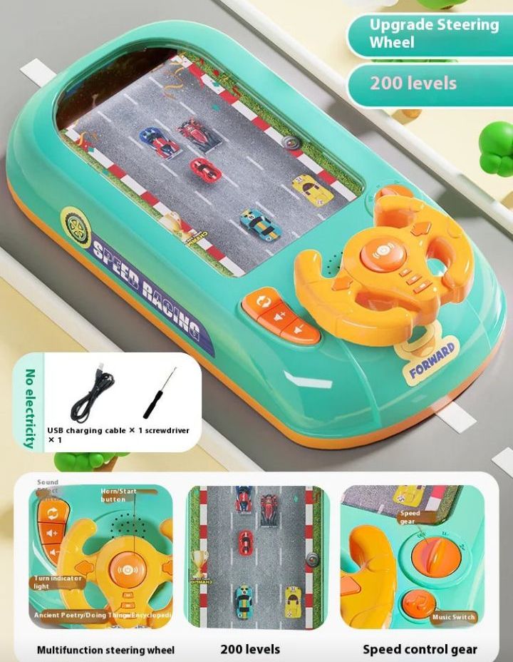 2025 Racing Adventure Car Steering Wheel,Upgrade (200) Levels.